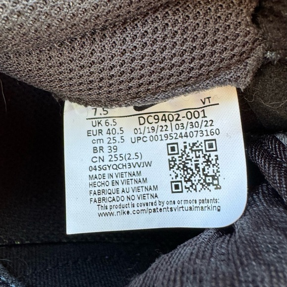 Nike Air Max Pre-Day - Black/Anthracite/White Men’s 7.5 - Picture 6 of 16